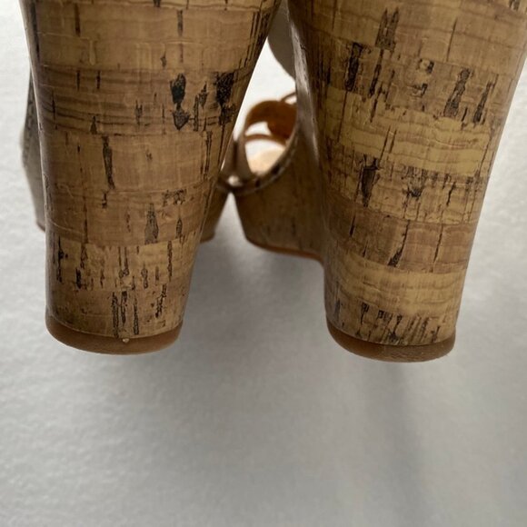 Born Concept Size 9M/W Cork Wedge Open Toe Sandals - Picture 14 of 16